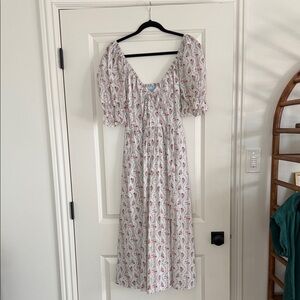 Hill house Floral Puff Sleeve Dress